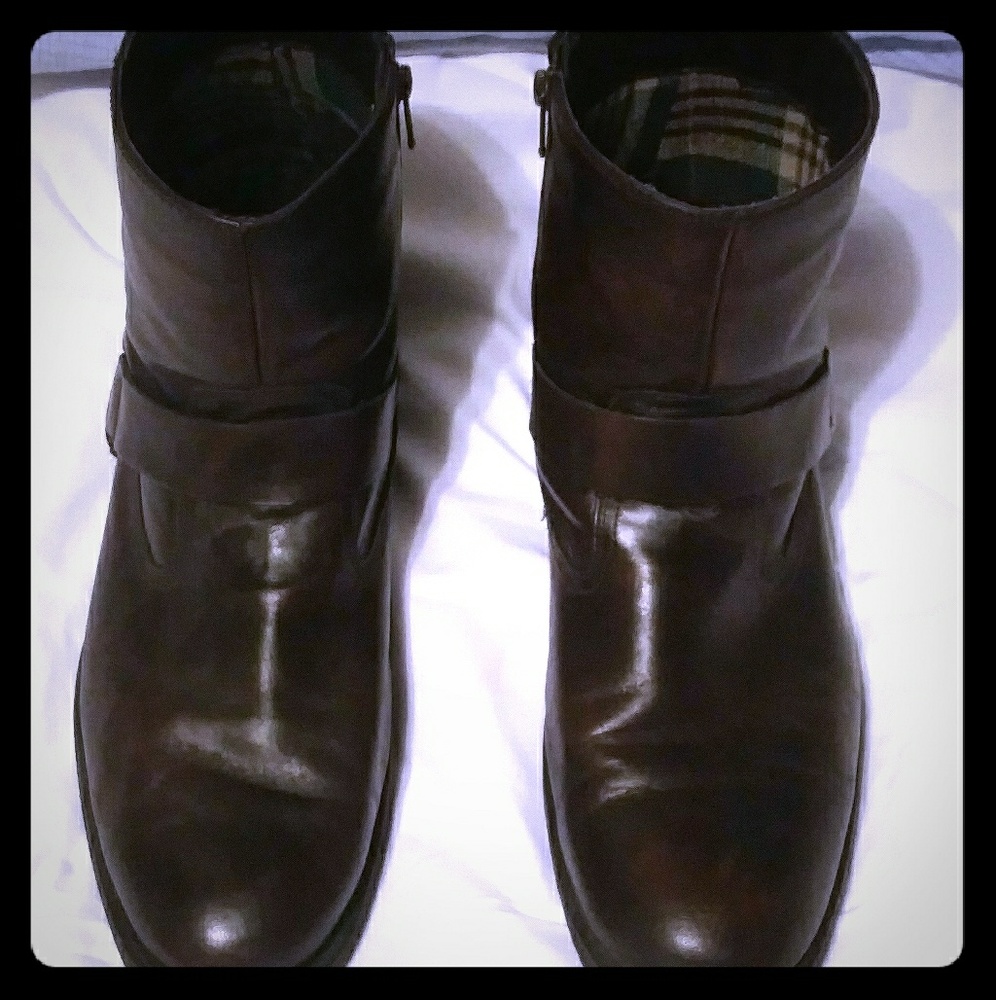 CHAPS RL LEATHER BOOTS 12M